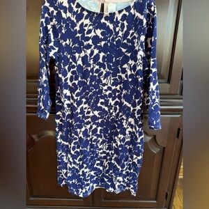 Crewcuts purple and light pink long sleeve cotton dress size 14 NWT